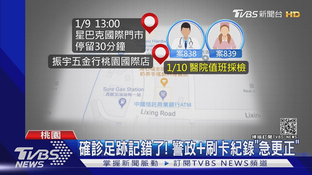 確診足跡記錯了！　警政加刷卡紀錄「急更正」