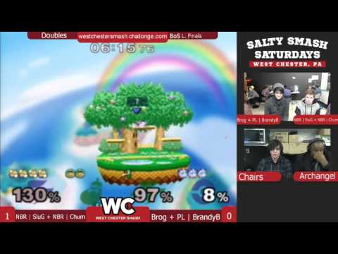 WCS 1/2/2016 Doubles: NBR | SluG + NBR | Chum (Blue) vs Brog  + PL | BrandyB (Green)