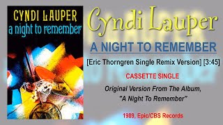 Cyndi Lauper - A Night To Remember [Eric Thorngren Single Remix]