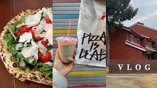 VLOG | 서울로 フトスト👾 한남동 부자피자 • 광장시장 어니언 • 용산 미군기지 • 서울 데이트 • Gwangjang Market • korean street food