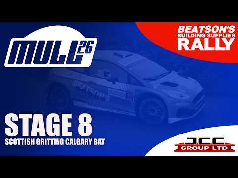 LIVE! Beatson's Building Supplies Mull 26 Rally - Stage 8