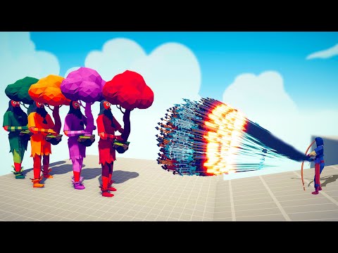 TREE GIANT COLOR PACK vs DUO GODS - Totally Accurate Battle Simulator TABS