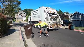 Mill Valley Refuse Service - Fast ACX Heil 5000 Rear Loader Garbage Truck #22!