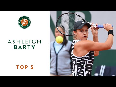 Ashleigh Barty - Best Shots - TOP 5 | Roland-Garros