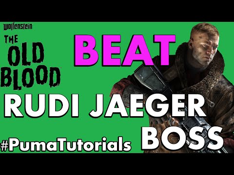 Wolfenstein: The Old Blood How to beat Rudi Jaeger Boss Fight UBER #PumaTutorials