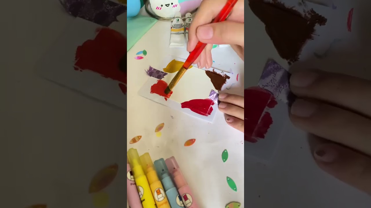 🤍Mini abstract Painting✨