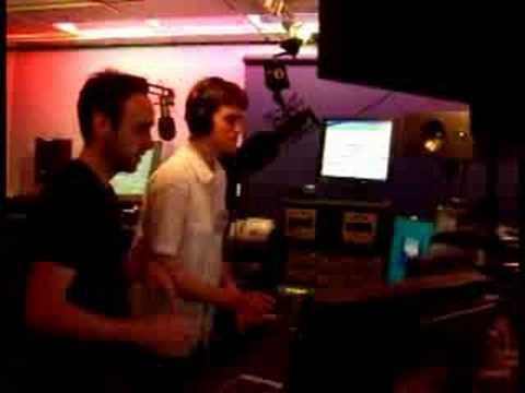Philpot in Chris Moyles' Studio at BBC Radio 1
