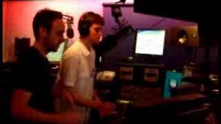 Philpot in Chris Moyles' Studio at BBC Radio 1
