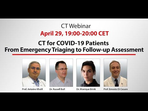 CANON CT Webinar | CT for COVID-19 Patients: From Emergency Triaging to Follow-up Assessment