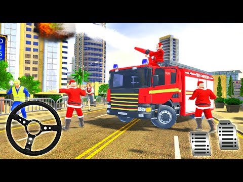 NY City FireFighter Driving Simulator Game 2021 - Fire Truck Driver Rescues 3D – Android Gameplay