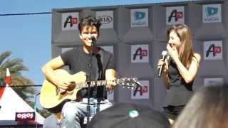 Alex Aiono performing at VidCon!