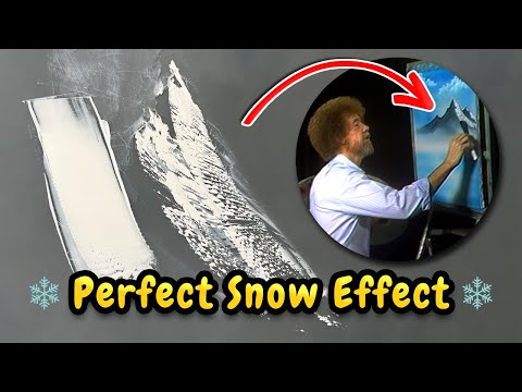 ❄️ Best Tip For Painting Snow ❄️