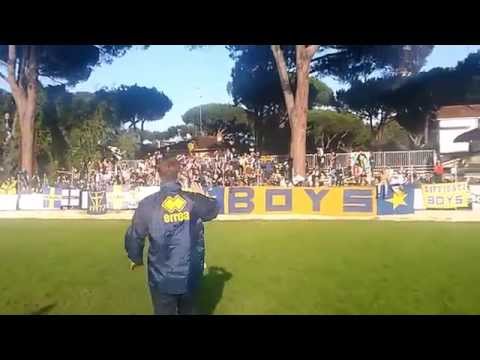 Ribelle-Parma 0-1, video emozionale a fine gara coi crociati dai tifosi