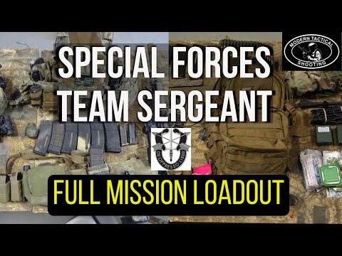 Special Forces Team Sergeant Full Mission Loadout #specialforces