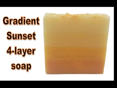 Gradient Sunset 4-layer soap