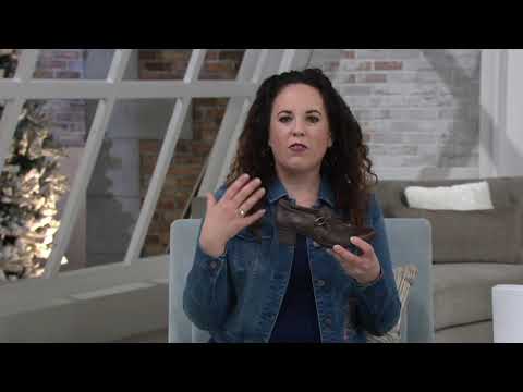 Earth Origins Leather Shooties with Buckle - Marietta Mavis on QVC