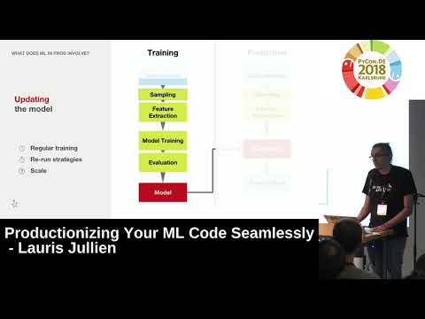 PyCon.DE 2018: Productionizing Your ML Code Seamlessly - Lauris Jullien
