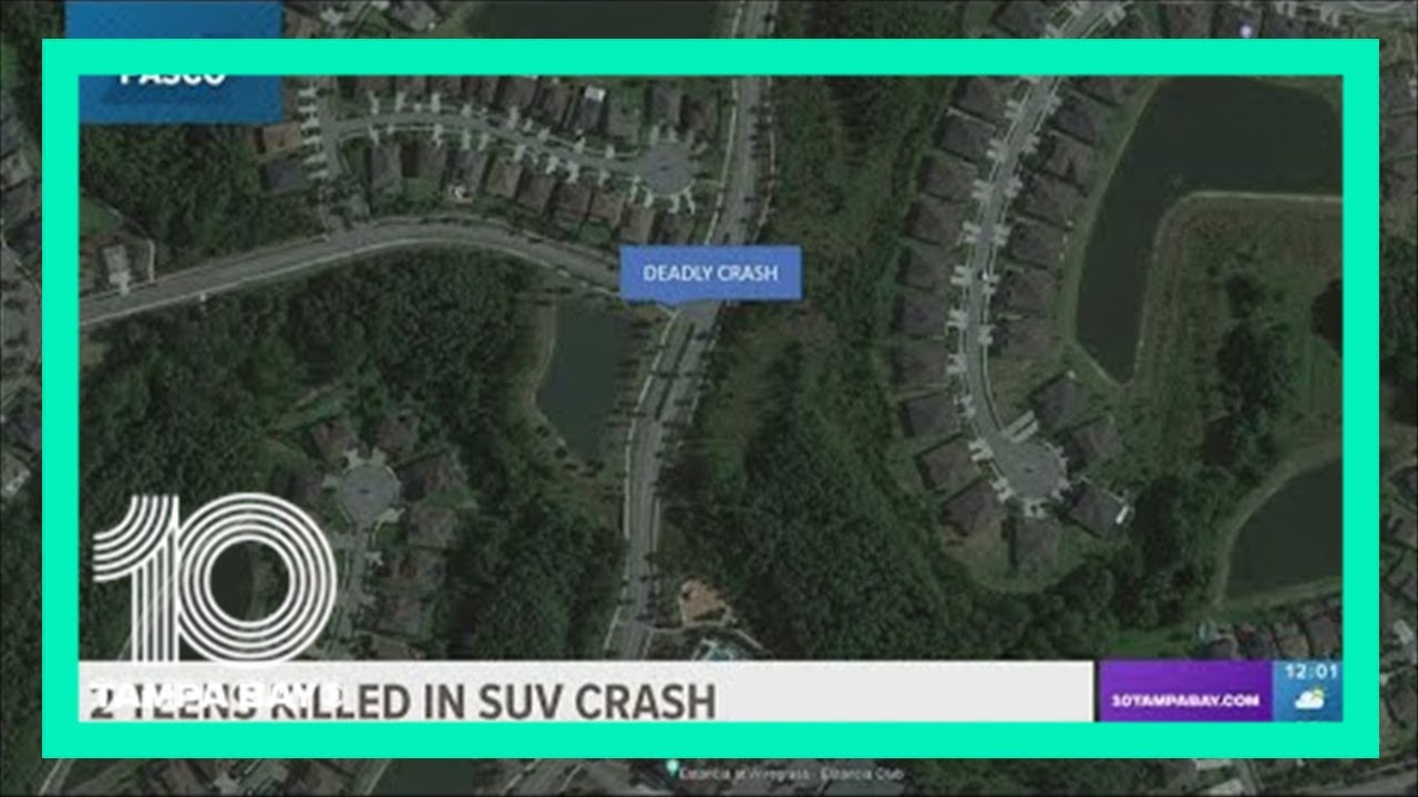 FHP: 2 teens killed after SUV crashes into Pasco County retention pond