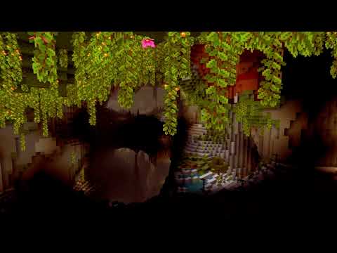 [Minecraft] Lush Cave 🌺🌿 ~Ambience with Calming Music~