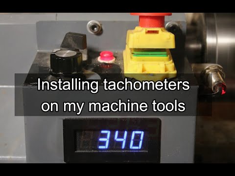 Installing tachometers on my machine tools