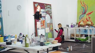 Artist Allison Katz: ”Painting is like a river flowing.”