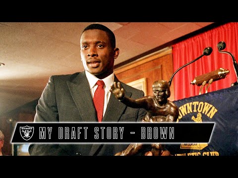 Heisman Trophy Winner Tim Brown Joins the Raiders in 1988 NFL Draft | My Draft Story | Raiders