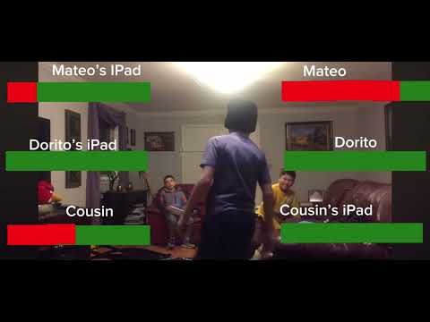 Kid breaks iPad after raging at Geometry Dash! (With health bars)