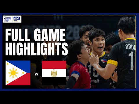 PHILIPPINES vs. EGYPT | FULL GAME HIGHLIGHTS | 2025 FIVB MEN’S WORLD CHAMPIONSHIP | SEPT 16, 2025