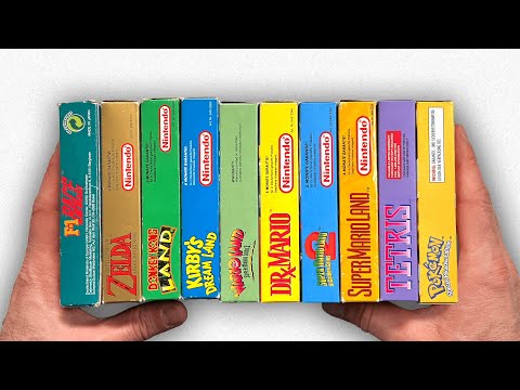 Unboxing the Top 10 Nintendo Game Boy Games + Gameplay
