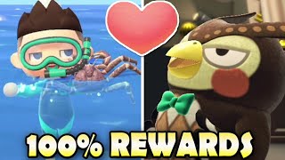 🏆 100% Completion Rewards for ALL SEA CREATURES in Animal Crossing New Horizons Summer Update