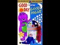 Barney S Good Day Good Night 1997 VHS