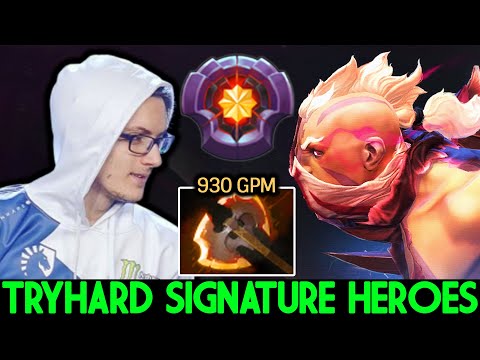 MIRACLE [Anti Mage] TryHard Signature Heroes Against Counter Pick Dota 2