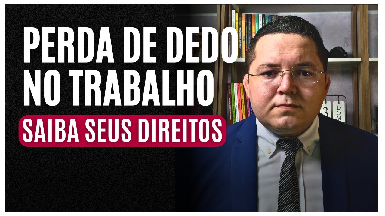 Perda de dedo no trabalho: conheça seus direitos