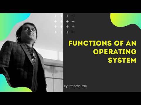 Functions of an operating system