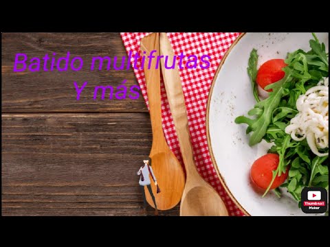 batido multifrutas+compra mercado semanal+compra en Carrefour