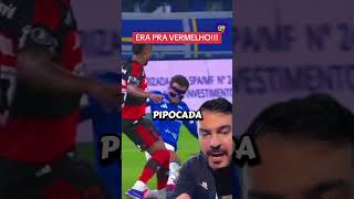 Matheus Henrique tá pra ter sido expulso no jogo flamengo X cruzeiro