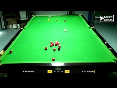 SAVONA BILLIARDS CLUB - REG. FIBIS LIGURIA CAT. B 2020/21 - F. BORRONI vs P. GIORDANO