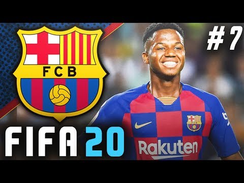 FIFA 20 Barcelona Career Mode EP7 - Ansu Fati Signs New Contract!!