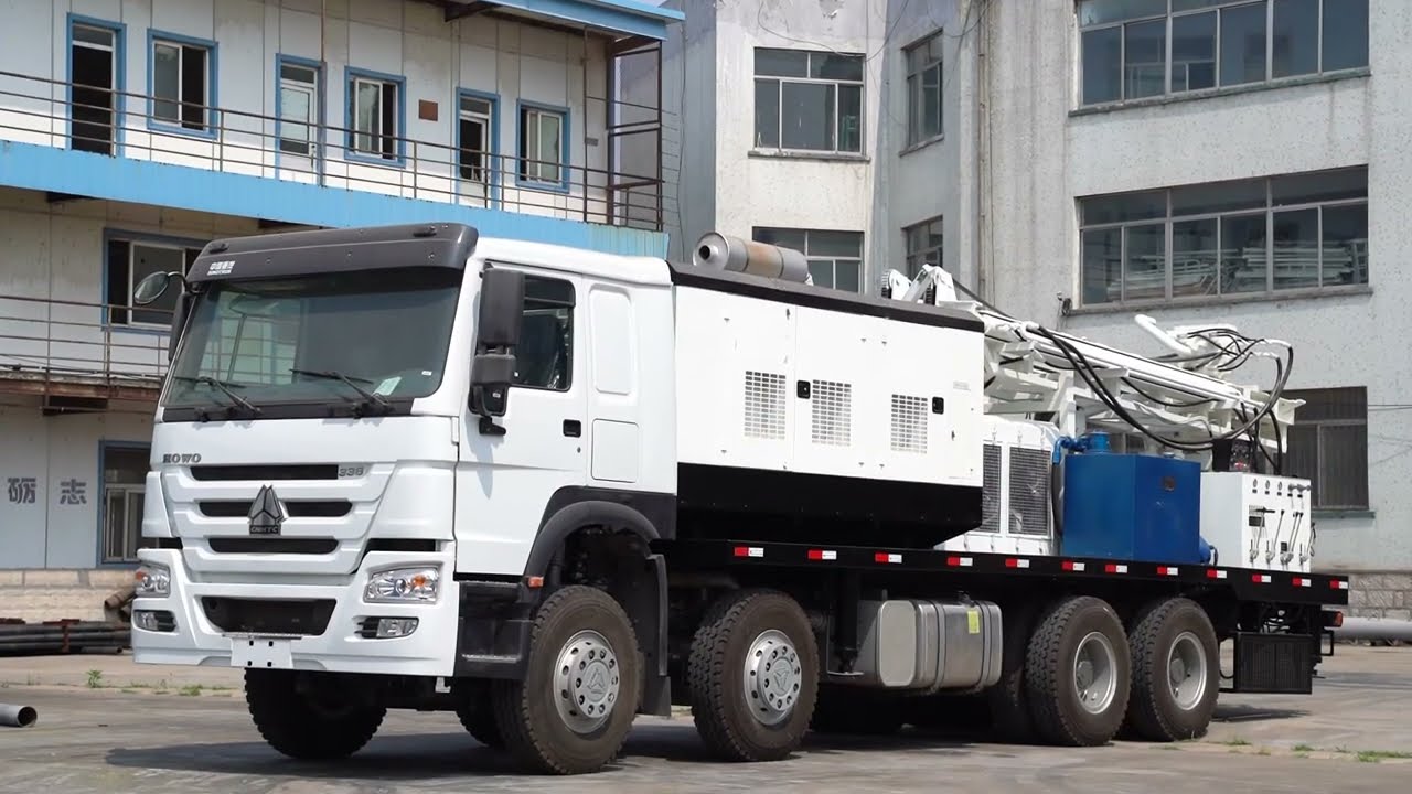 8*4 Chassis 600 meters Depth Truck Mounted Drilling Rig