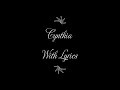 Cynthia - Bruce Springsteen (Lyrics)