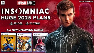 Insomniac Games 2025 Plans - NEW UPDATE! Wolverine, Venom, X MEN &amp; Spider-Man 3