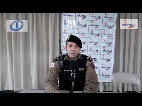 Major Castro faz relato das últimas ocorrências e explica operação da PM e PRF em Varginha