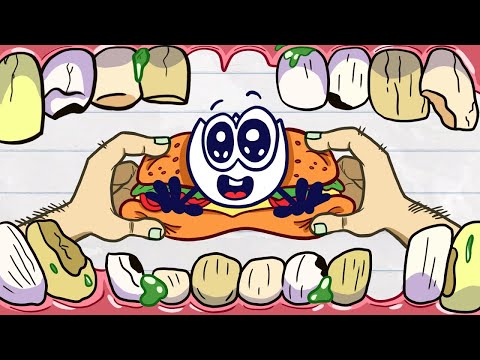Pencilmate has the scariest teeth - Animated Cartoons Characters Short Films