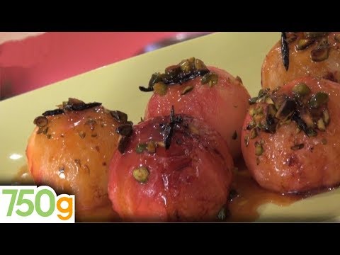 Recette de Pêches rôties - 750g