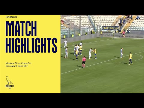 Highlights Serie BKT:  Modena - Como 5-1