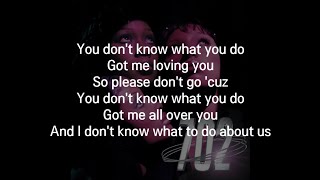 702 - You Don't Know (Lyrics)