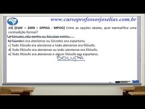 QUESTÃO 23   LÓGICA   ESAF