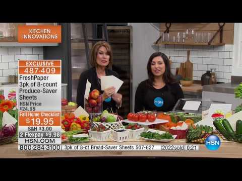 HSN | Kitchen Innovations featuring FreshPaper Premiere 09.19.2016 - 10 AM