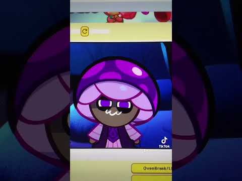 Poison mushroom cookie follows the strange cookie figure at the kingdom hole