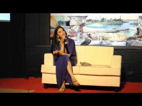 Shruti Haasan singing at the Ink Live Conference
